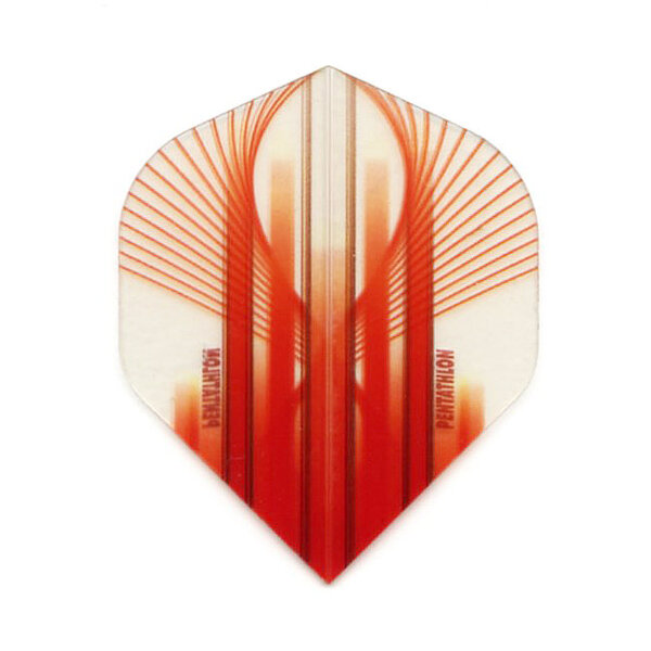 PENTATHLON Pentathlon Orange Mesh Standard Dart Flights