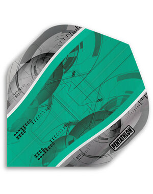 PENTATHLON Pentathlon Silver Edge Standard Dart Flights