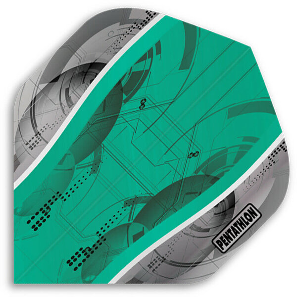 PENTATHLON Pentathlon Silver Edge Standard Dart Flights