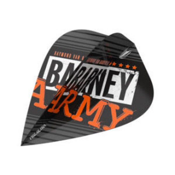 Target Darts Target Barney Army Black Dart Flights