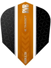 Target Darts Target Raymond van Barneveld Black and Orange Striped Dart Flights