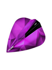 Target Darts Target Shard Chrome Amethyst Purple Dart Flights