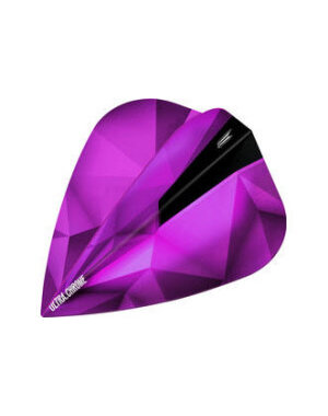 Target Darts Target Shard Chrome Amethyst Purple Dart Flights