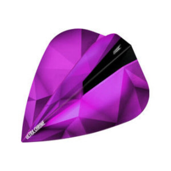 Target Darts Target Shard Chrome Amethyst Purple Dart Flights