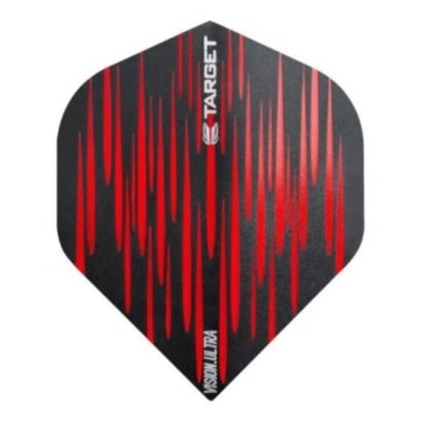 Target Darts Target Ultra Vision Spectrum Red Dart Flights No2