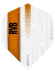 Target Darts Target Raymond van Barneveld White and Orange Dart Flights