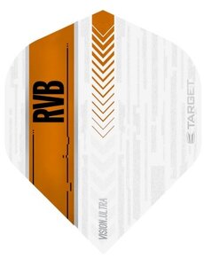 Target Darts Target Raymond van Barneveld White and Orange Dart Flights