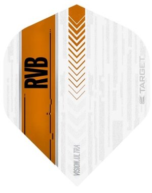 Target Darts Target Raymond van Barneveld White and Orange Dart Flights