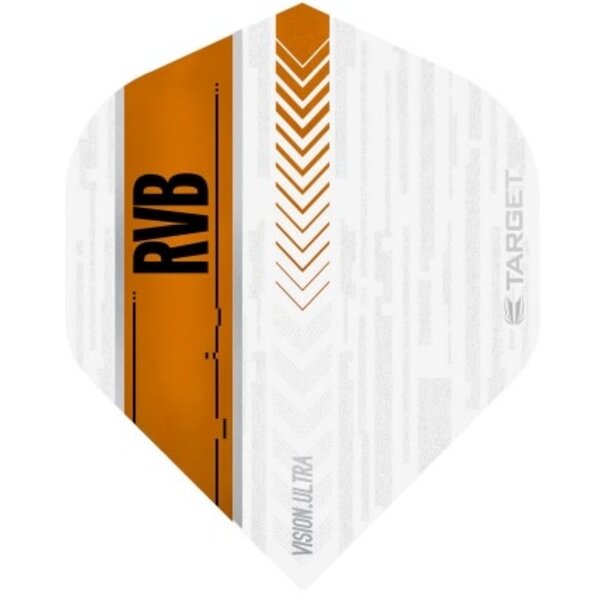 Target Darts Target Raymond van Barneveld White and Orange Dart Flights