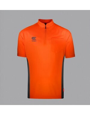Target Darts Target Collarless Coolplay Orange L Dart Shirt