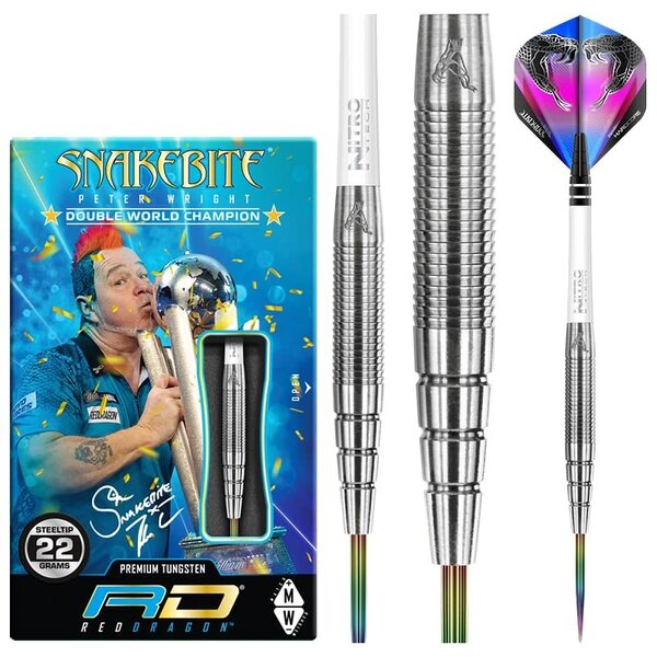 RED DRAGON Red Dragon Peter Wright PL15 Steel Tip Darts