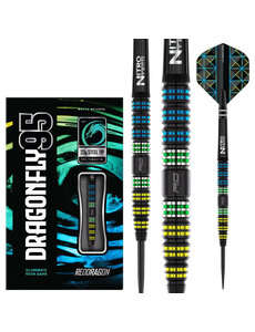RED DRAGON Red Dragon Dragonfly 95 Black Tapered Steel Tip Darts