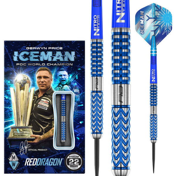 RED DRAGON Red Dragon Gerwyn Price Glacier Steel Tip Darts