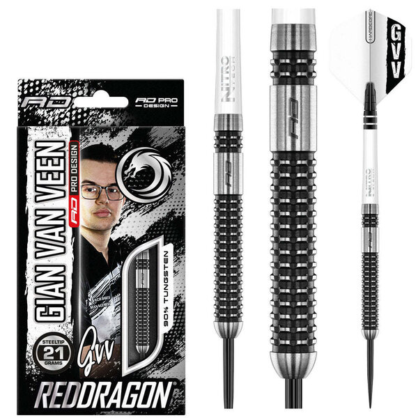 RED DRAGON Red Dragon Gian van Veen Axis SE Steel Tip Darts