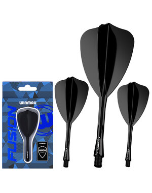 Winmau Darts Winmau Fusion Arrow Black Dart Flights