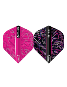 RED DRAGON Red Dragon Yin Yang Double Sided Standard Dart Flights