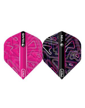 RED DRAGON Red Dragon Yin Yang Double Sided Standard Dart Flights