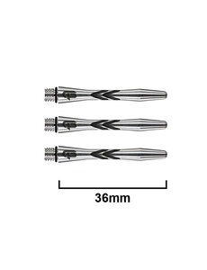 RED DRAGON Red Dragon Gerwyn Price V-Groove Aluminium Short Dart Shafts