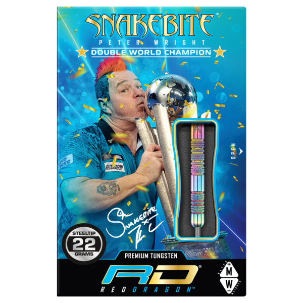 RED DRAGON Red Dragon Peter Wright Diamond Fusion Spectron SE Steel Tip Darts