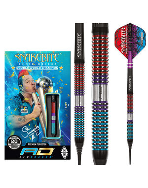 RED DRAGON Red Dragon Peter Wright Snakebite Spirit Soft Tip Darts 20g