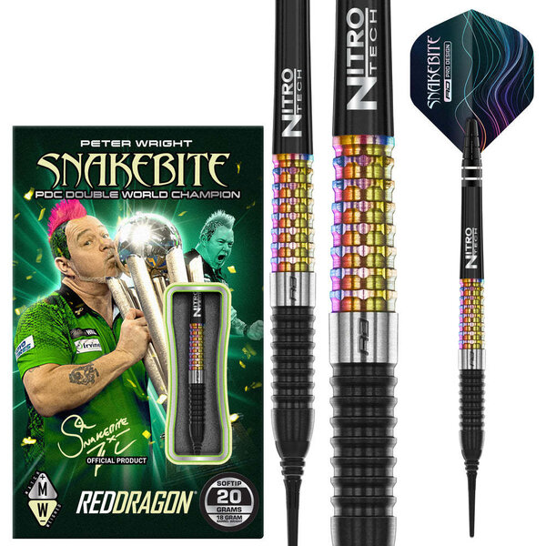 RED DRAGON Red Dragon Peter Wright Corra Soft Tip Darts 18g