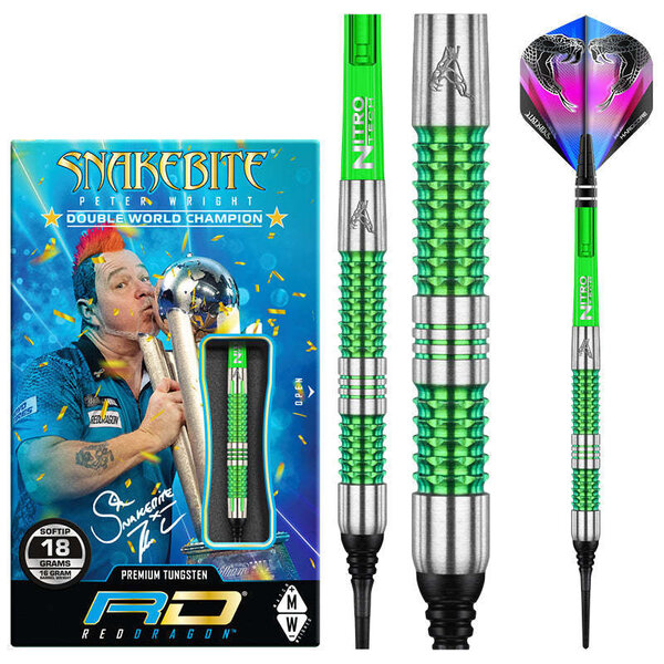 RED DRAGON Red Dragon Peter Wright Mamba Soft Tip Darts