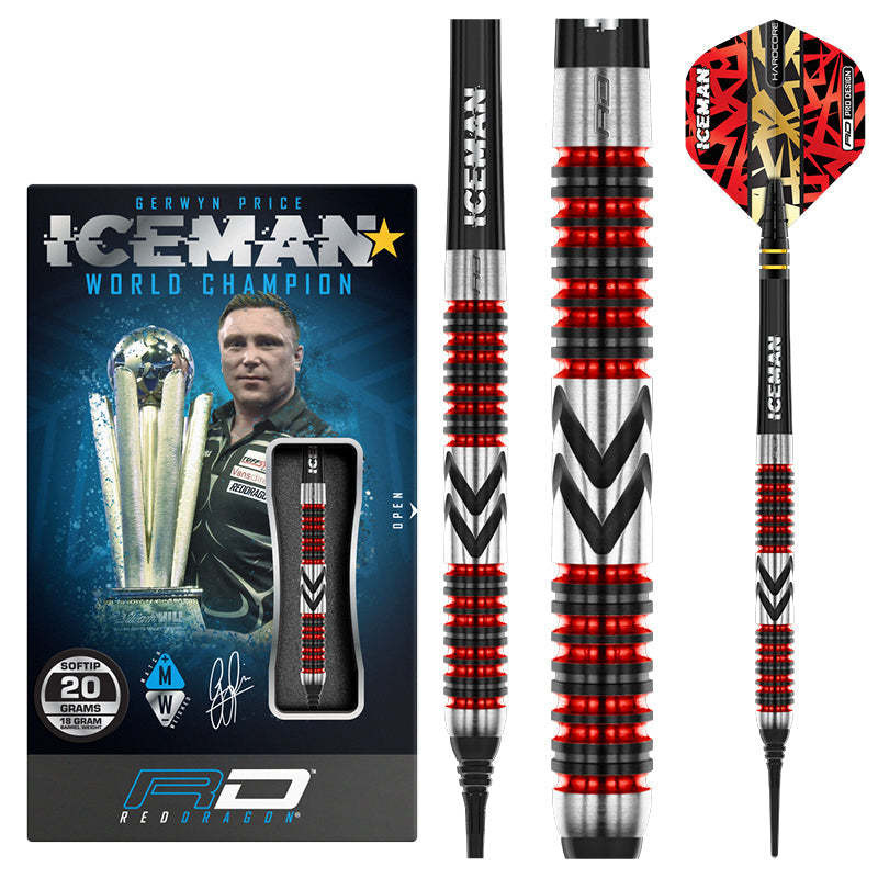 Red Dragon Gerwyn Price Firebird Soft Tip Darts 20g