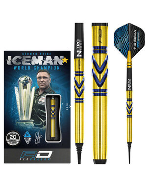 RED DRAGON Red Dragon Gerwyn Price Avalanche Gold Soft Tip Darts 20g