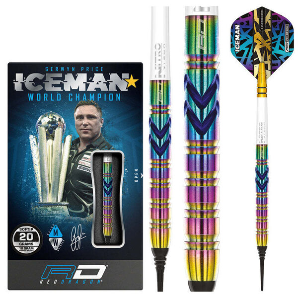 RED DRAGON Red Dragon Gerwyn Price Ionic Soft Tip Darts 20g