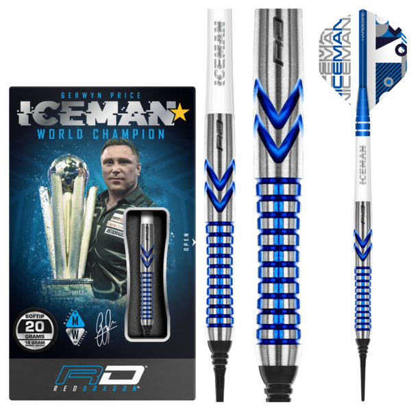 RED DRAGON Red Dragon Gerwyn Price Contour Soft Tip Darts 20g