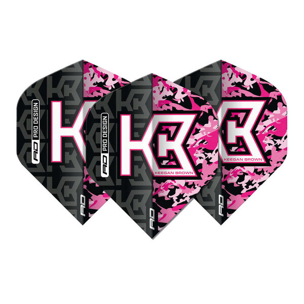 RED DRAGON Red Dragon Keegan Brown Hardcore Standard Dart Flights