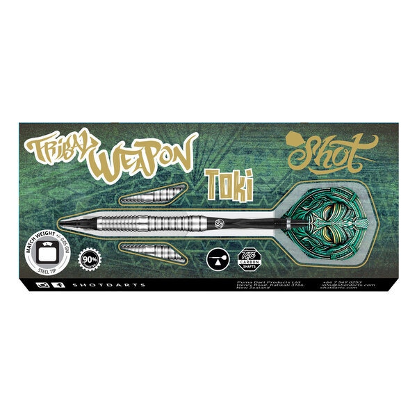 SHOT DARTS Shot Tribal Weapon Toki 90% Soft Tip Darts