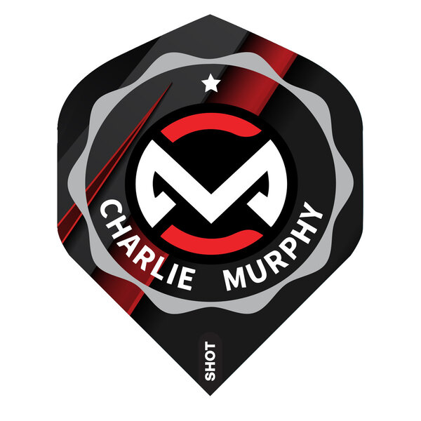 SHOT DARTS Shot Charlie Murphy Standard Dart Flights