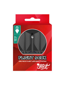 SHOT DARTS Shot Flight Deck-One Piece Short Kite Dart Flights