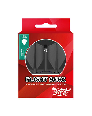 SHOT DARTS Shot Flight Deck-One Piece Short Kite Dart Flights