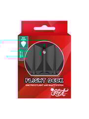 SHOT DARTS Shot Flight Deck-One Piece Medium Kite Dart Flights