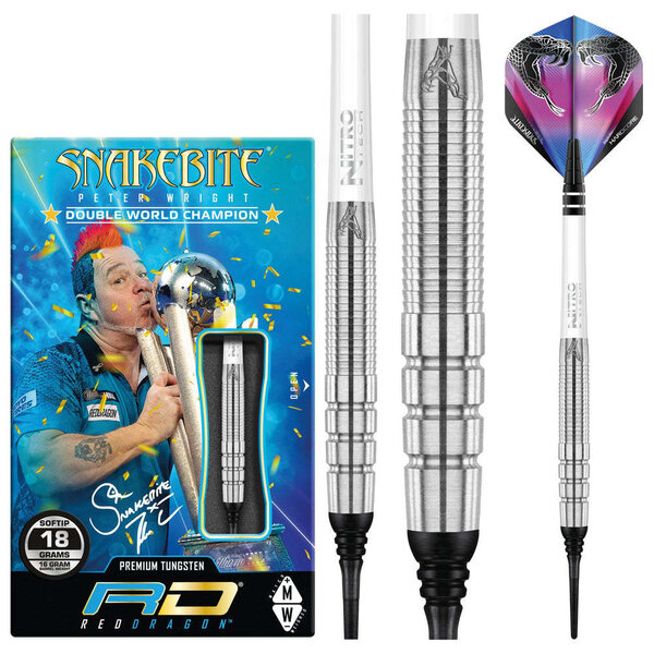 RED DRAGON Red Dragon Peter Wright PL15 Soft Tip Darts 18g