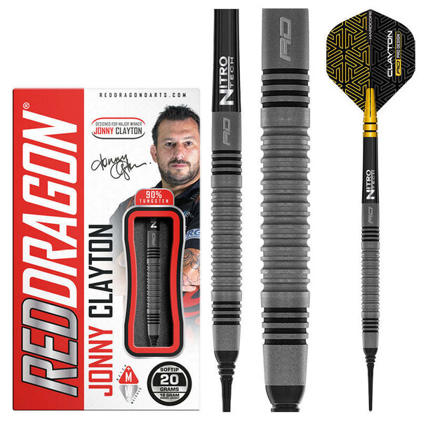 RED DRAGON Red Dragon Jonny Clayton Oxide Edition Soft Tip Darts 20g