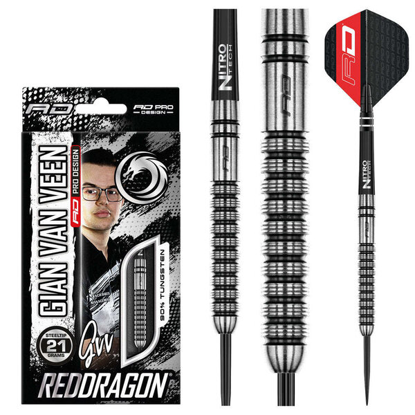 RED DRAGON Red Dragon Gian van Veen Steel Tip Darts