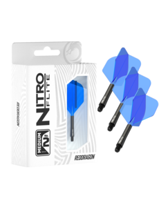 RED DRAGON Red Dragon Nitro Flite No2 Integrated Medium Flights & Shafts