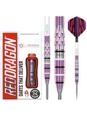 RED DRAGON Red Dragon Artura Shocking Pink Steel Tip Darts