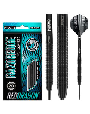 RED DRAGON Red Dragon Razor Edge Black Steel Tip Darts