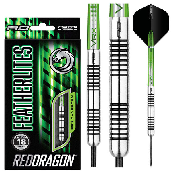 RED DRAGON Red Dragon Featherlite 7 Steel Tip Darts 18g