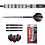 RED DRAGON Red Dragon Crusader Steel Tip Darts 24g
