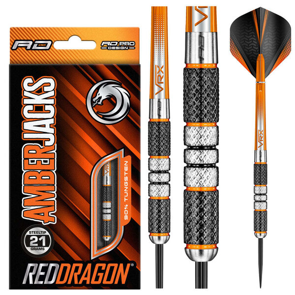 RED DRAGON Red Dragon Amberjack 2 Steel Tip Darts 21g