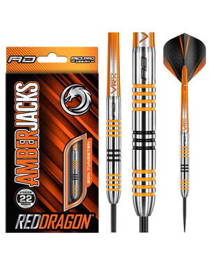 RED DRAGON Red Dragon Amberjack 3 Steel Tip Darts 22g