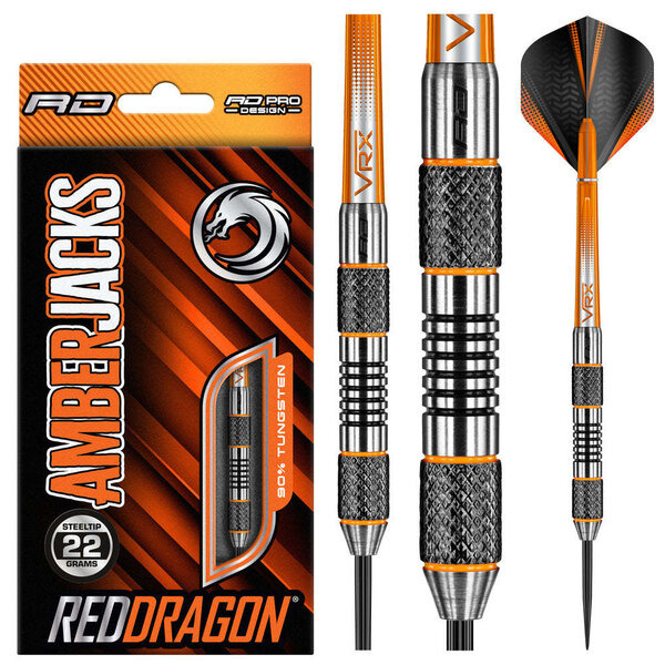RED DRAGON Red Dragon Amberjack 5 Steel Tip Darts