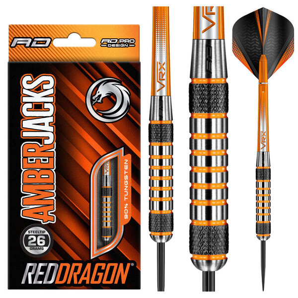 RED DRAGON Red Dragon Amberjack 7 Steel Tip Darts 26g