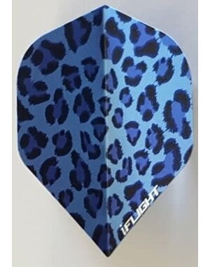 iFlight Invincible iFlight Blue Leopard Standard Dart Flights - 5 Sets