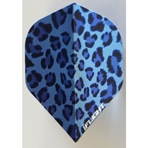 iFlight Invincible iFlight Blue Leopard Standard Dart Flights - 5 Sets
